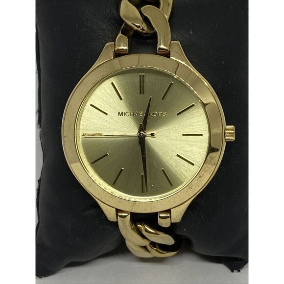 Michael Kors Runway MK3222 Womens Stainless Steel Analog Dial Quartz Watch MP783 - Picture 2 of 9